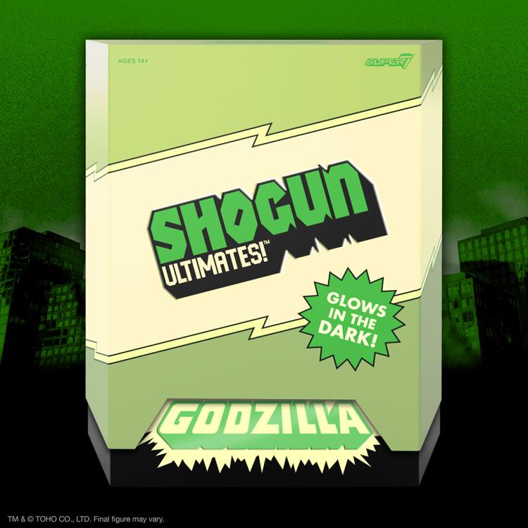 Toho Shogun Ultimates! Shogun Godzilla (Glow-in-the-Dark) Super 7 Toys